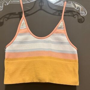 Anthropologie Multicolor Ribbed Top XS/S